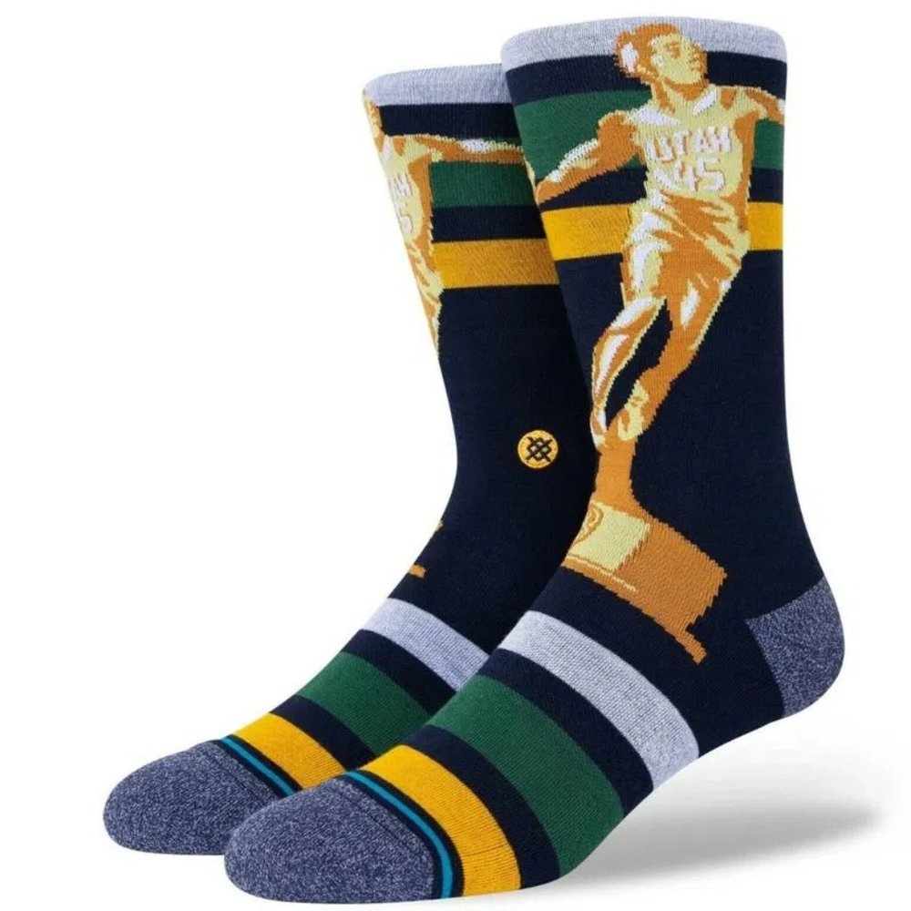 Stance Spida Dunk Donavon Mitchell Utah Jazz Crew Socks